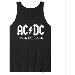 Shaka Wear AC DC Back in Black Men's  Tank Top Size M. Official Site